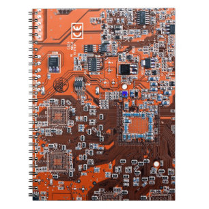 Carnet Carte circuit imprimé circuit orange PCB