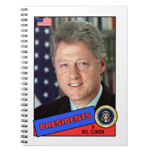 Carnet Carte de baseball de Bill Clinton