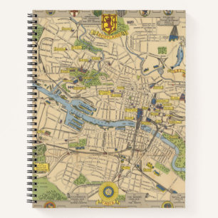 Carnet Carte de Glasgow, Angleterre