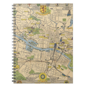Carnet Carte de Glasgow, Angleterre
