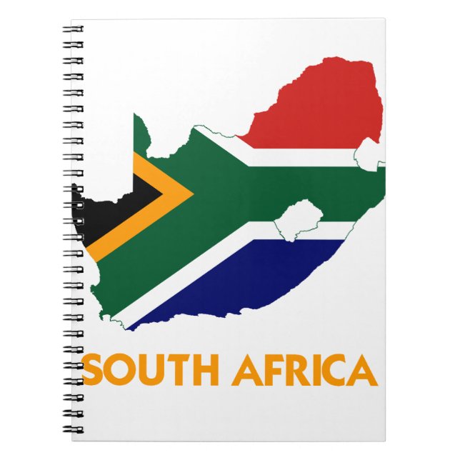 CARNET CARTE DE L'AFRIQUE DU SUD (Devant)