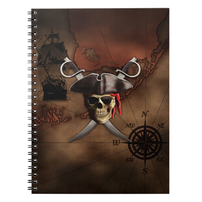 Carnet Carte de pirate (Devant)
