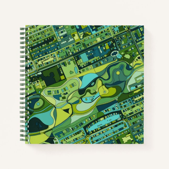 Carnet Carte de structure de la ville d'Amsterdam (Devant)