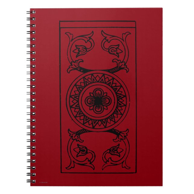 Carnet Carte de tarot : As des penny (Devant)