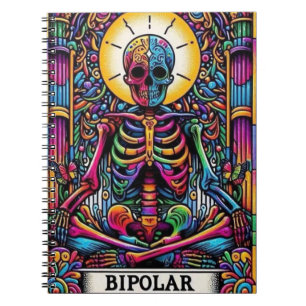 Carnet Carte de Tarot Bipolaire   Occultisme Mystique 