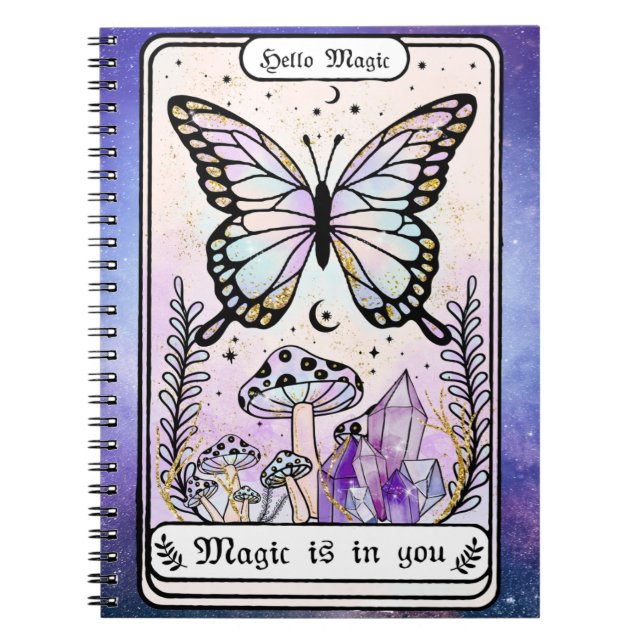 Carnet Carte de Tarot de cuisine spirituelle (Devant)