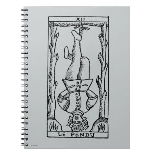 Carnet Carte de tarot : Homme pendu