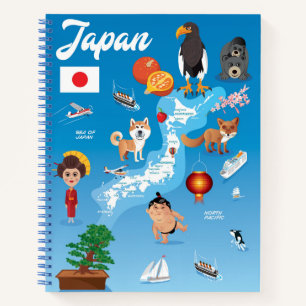 Carnet Carte des enfants du Japon