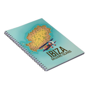 Carnet Carte des îles Baléares Ibiza
