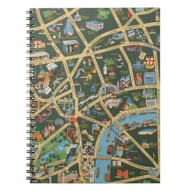 Carnet Carte du Daily Telegraph de Londres (Devant)