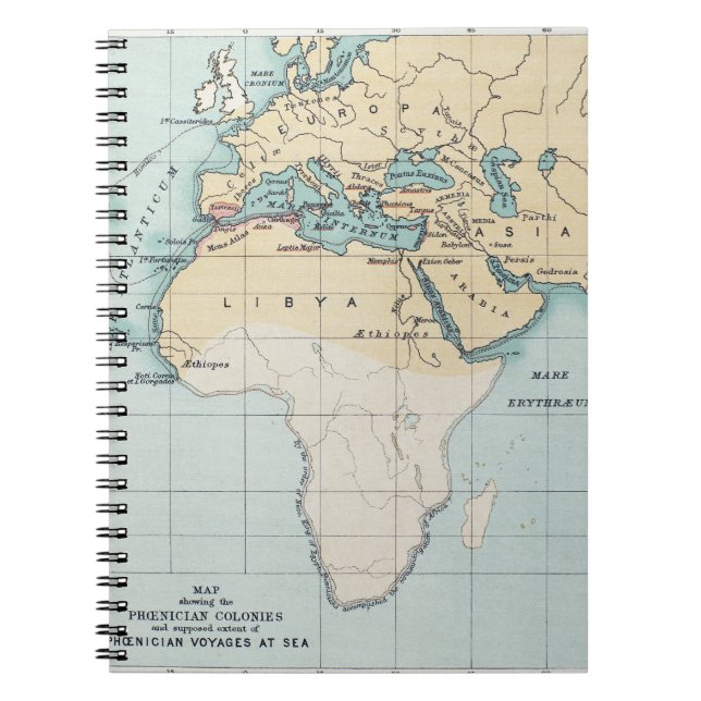 CARNET CARTE : EMPIRE PHÉNICIEN (Devant)