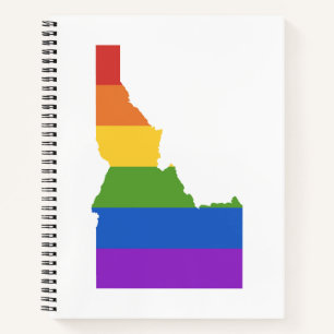 Carnet Carte Gay des États-Unis Etat de l'Idaho
