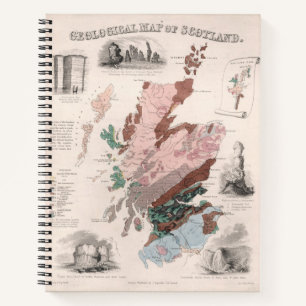 Carnet Carte géologique de l'Écosse