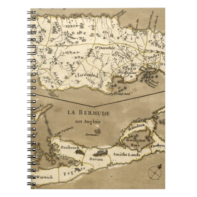 Carnet CARTE : La JAMAÏQUE, 1767 (Devant)