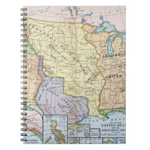 Carnet Carte : Les USA Expansion, 1905