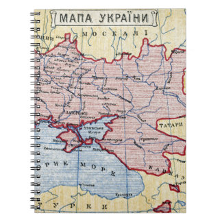 Carnet CARTE : L'UKRAINE, c1906