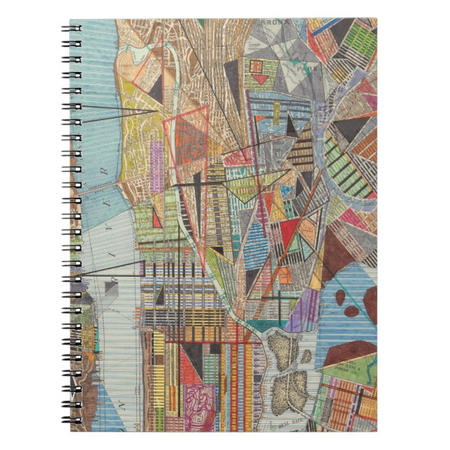 Carnet Carte moderne de New York I (Devant)