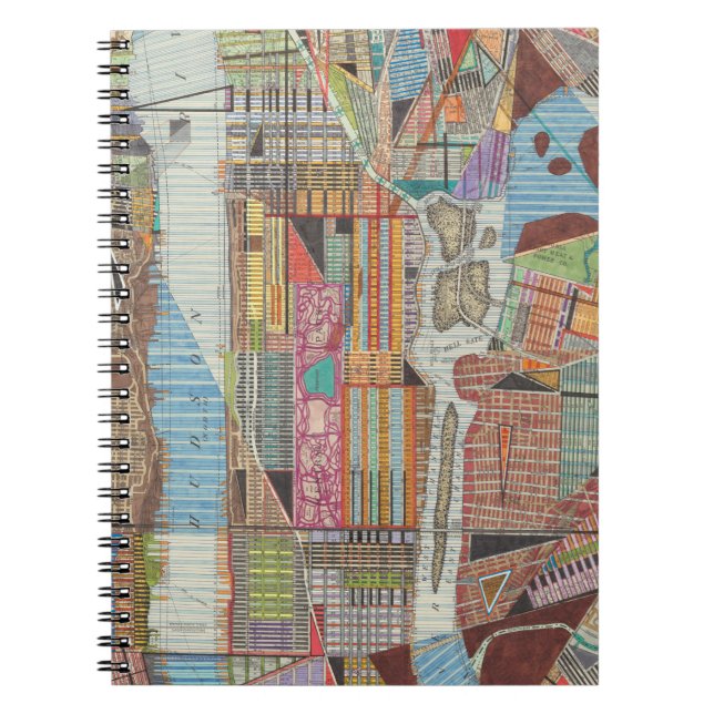 Carnet Carte moderne de New York III (Devant)