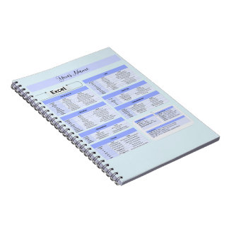 Carnet Carte souris de productivité - Raccourcis Excel