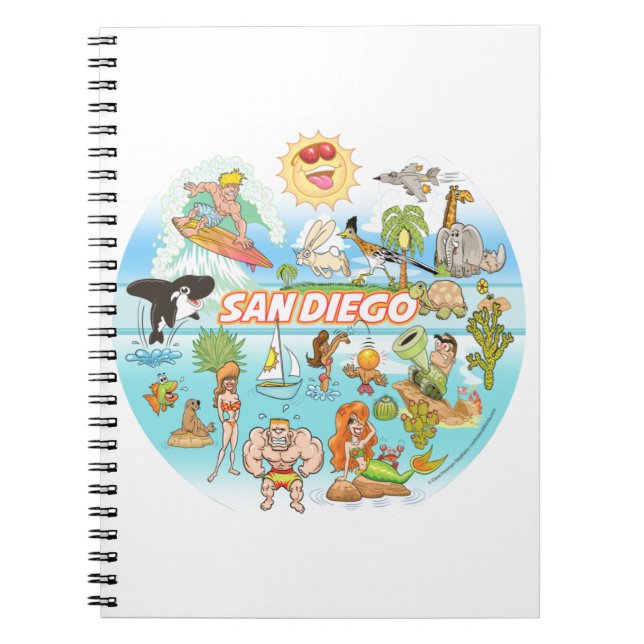 Carnet Carton de San Diego (Devant)