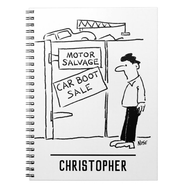 Carnet Carton de vente de la voiture de la casse voiture  (Devant)