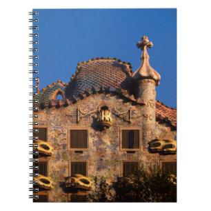 Carnet Casa Batilo, architecture de Gaudi, Barcelone,