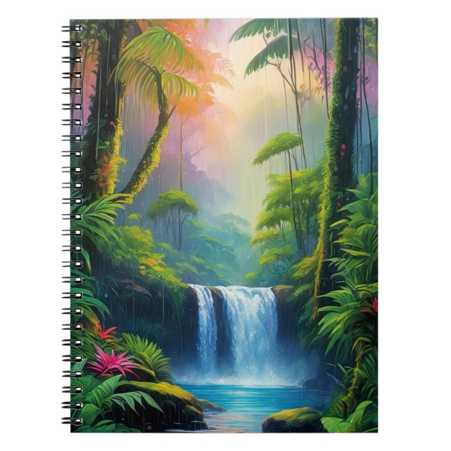 Carnet Cascade des forêts pluviales profondes (Devant)