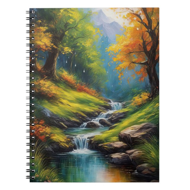 Carnet Cascades vibrantes (Devant)