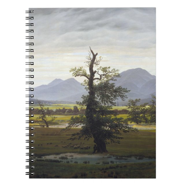 Carnet Caspar David Friedrich - L'arbre solitaire (Devant)