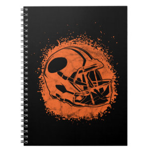 Carnet Casque de football américain rétro
