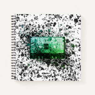 Carnet Cassette audio rétro