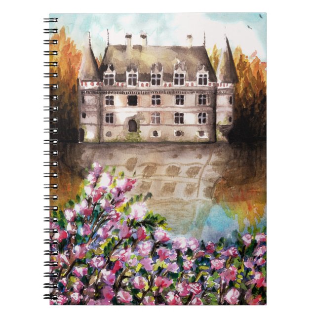 Carnet Castle watercolor notebook (Devant)