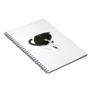 Carnet Cat Artwork noir et blanc Kitty