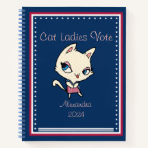 Cat Ladies Vote Script Drôle Bold mignon Feminist