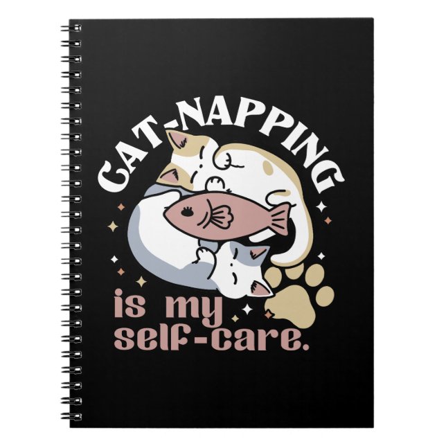 Carnet Cat-Napping Est Mon Citation De Cat Mignonne D'Aut (Devant)