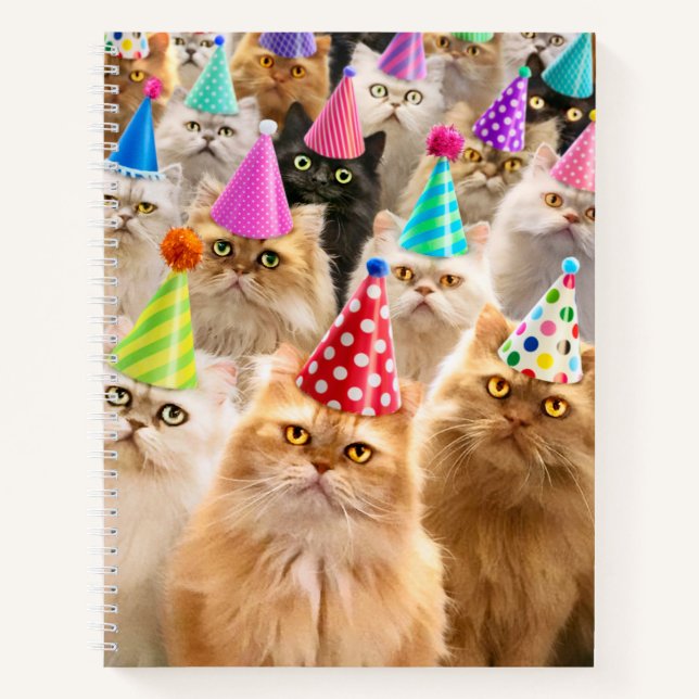 Carnet Cat Party (Devant)