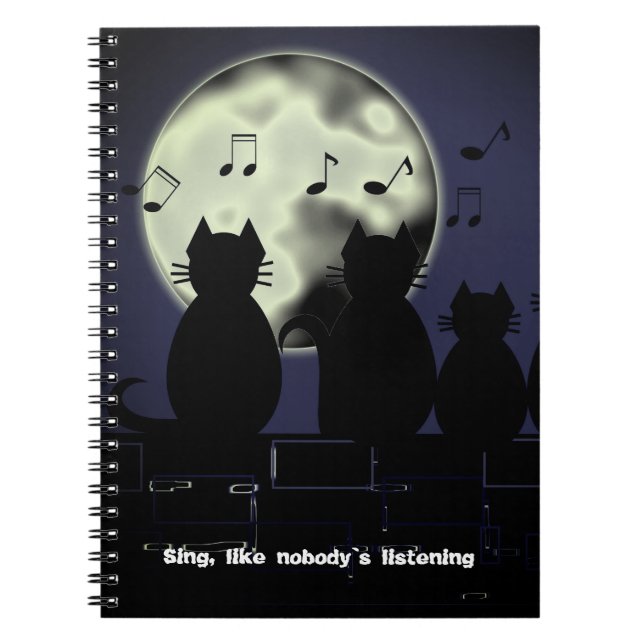 Carnet caterwaugh au clair de lune (Devant)