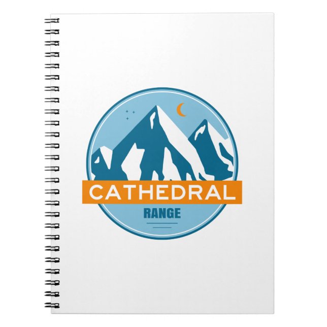 Carnet Cathedral Range California (Devant)