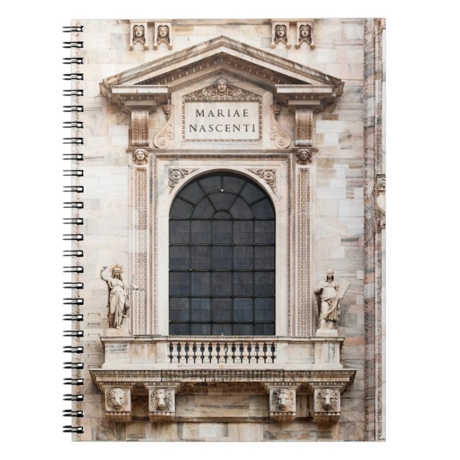 Carnet Cathédrale de Milan. Beau temple italien (Devant)