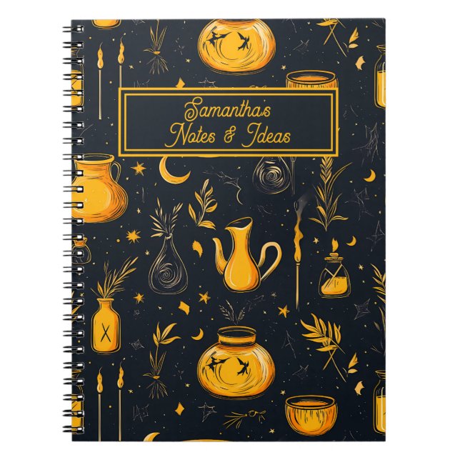 Carnet Cauldrons Et Potions (Devant)