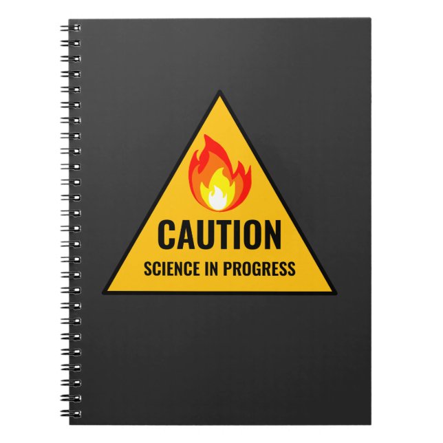 Carnet Caution Science in Progress (Devant)