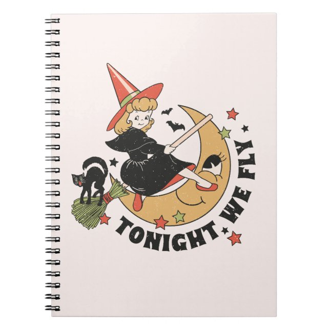 Carnet Ce Soir, Nous Volons Une Sorcière Mignonne (Devant)
