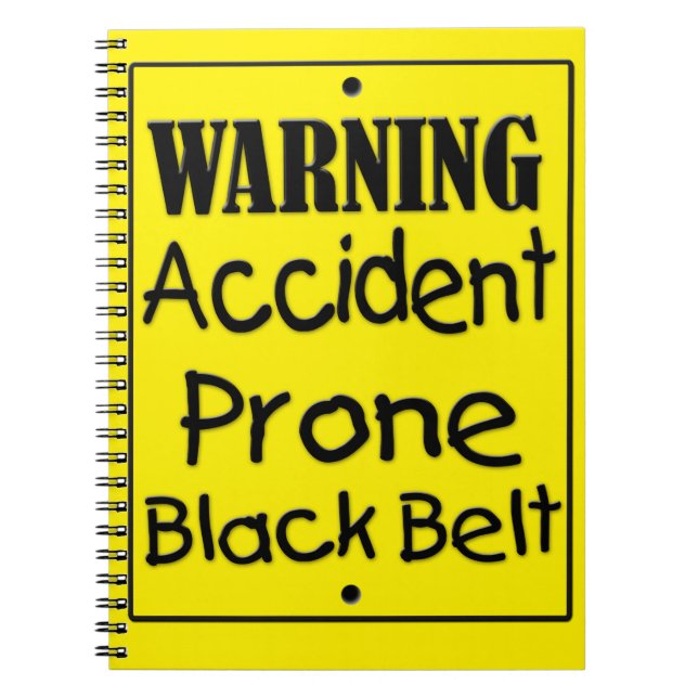 Carnet Ceinture noire à risque d'accident (Devant)