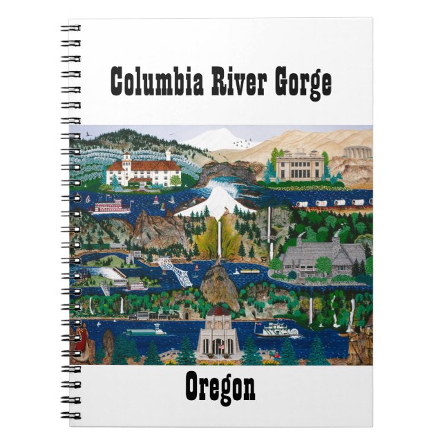 Carnet Célébration de la gorge de Columbia River (Devant)