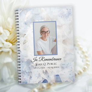 Carnet Célébration de l'oeillet bleu teinté de la vie fun