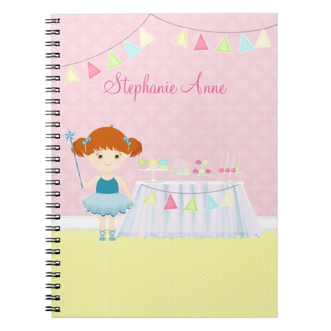 Carnet Célébration du gâteau de Ballerina (Devant)
