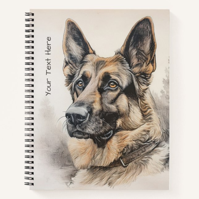 Carnet Celebrity German Shepherd  (Devant)