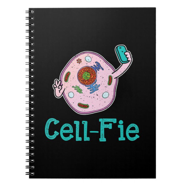 Carnet Cell-Fie Funny Biologie Science Pun enseignant cad (Devant)