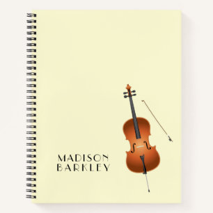 Carnet Cello Musicien Musique Enseignant Chaîne Orchestr