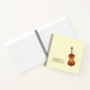 Carnet Cello Musicien Musique Enseignant Chaîne Orchestre